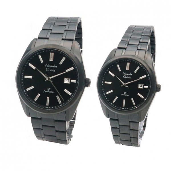 Alexandre Christie AC 8514 Full Black Couple